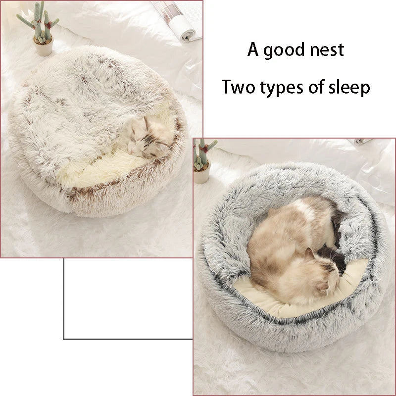 Cat Bed Pet Mattress Warm Soft Plush Pet Bed