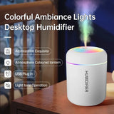 Mini Air Humidifier Usb Aromatherapy Diffuser 180ml Essential