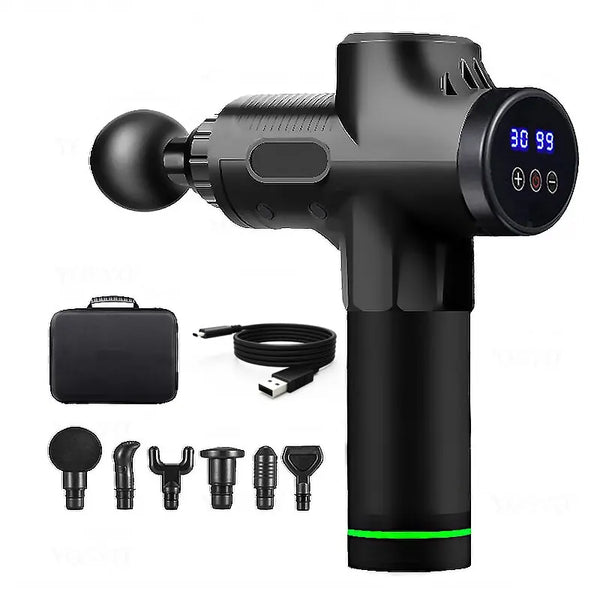 Deep Muscle Massage Gun Electric Percussion Pistol Massager