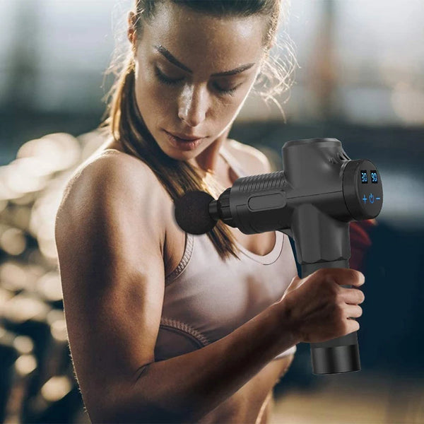 Deep Muscle Massage Gun Electric Percussion Pistol Massager