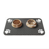 Pet Feeding Mat-Absorbent Pet Placemat for Food