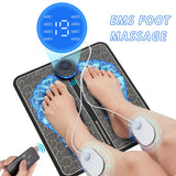 Electric EMS Foot Massager Pad Relief Pain Relax Feet Acupoints