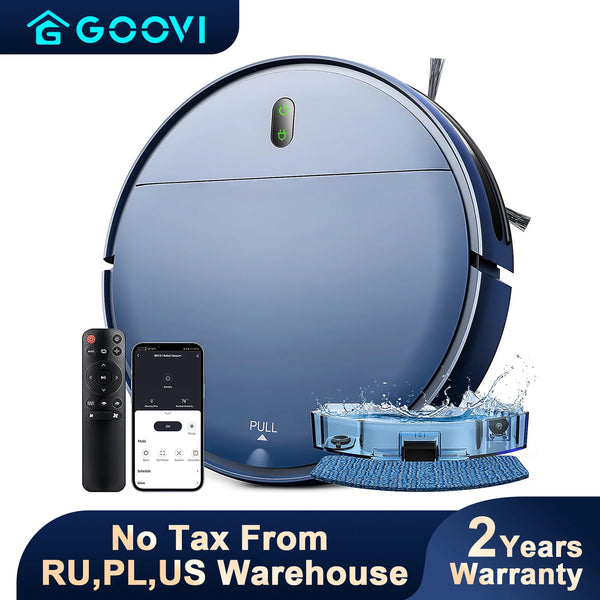 GOOVI BR151 Robot Vacuum Cleaner 6000Pa Strong Suction 2500mAh Battery 3in1 Mopping Sweeping Suction Smart Home Support Wifi