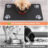 Pet Feeding Mat-Absorbent Pet Placemat for Food