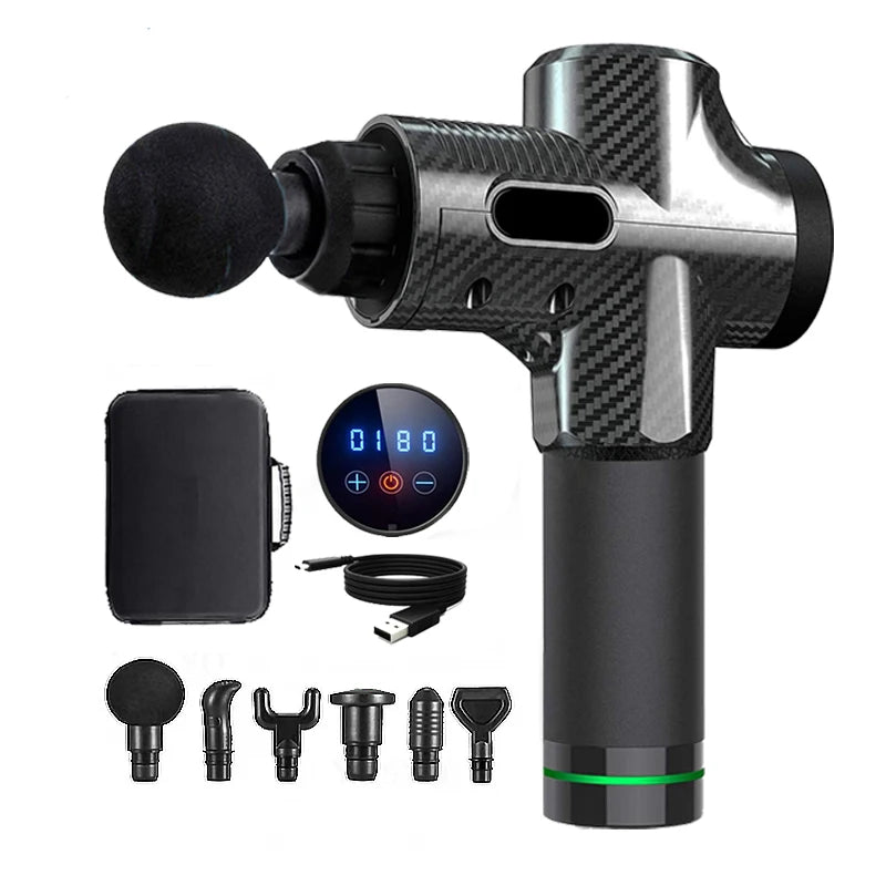 Deep Muscle Massage Gun Electric Percussion Pistol Massager